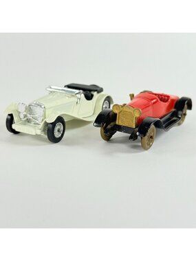 Matchbox 1938 SS 100 Jaguar & Tootsietoy 1919 Stutz Bearcat Diecast Collectibles